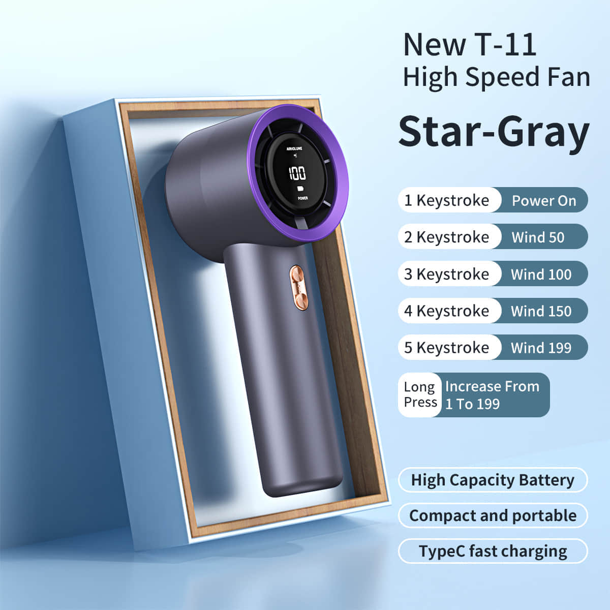 Portable Ice Cooling Fan
